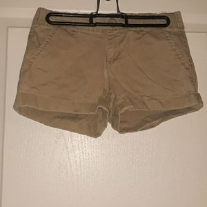 Aeropostale khaki low rise shorts